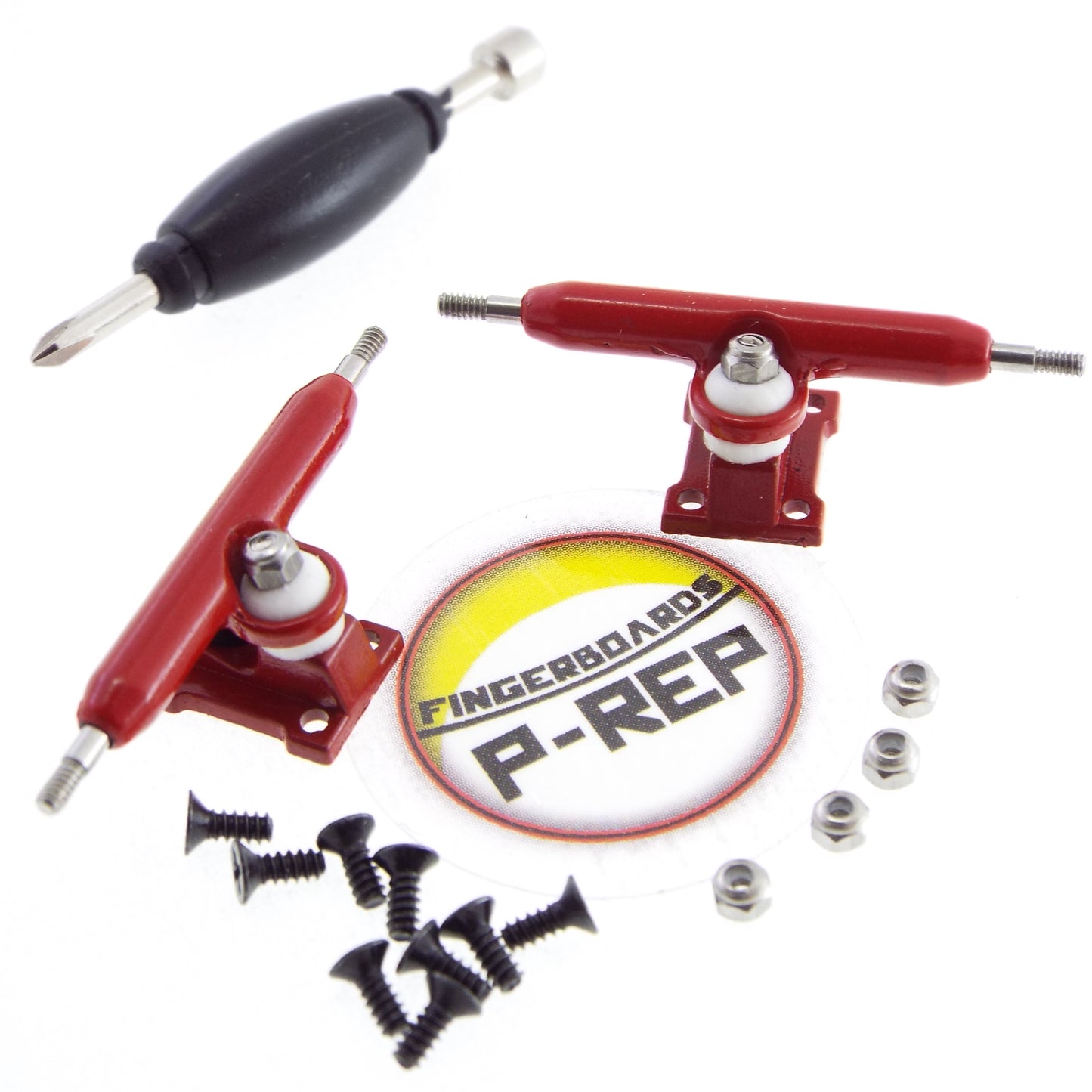 P-REP 32mm Solid V1 Trucks - Red