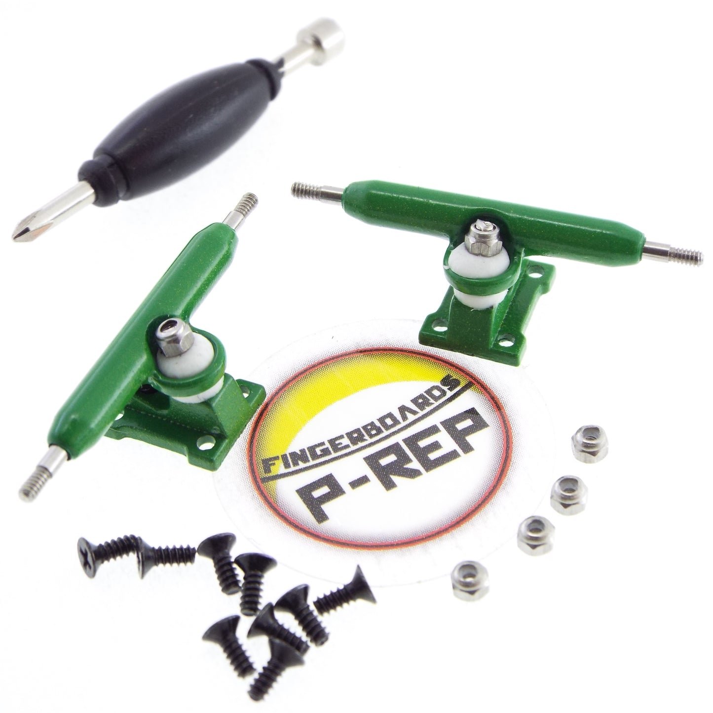P-REP 32mm Solid V1 Trucks - Green