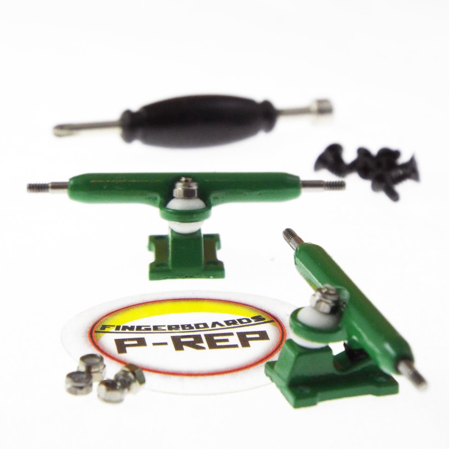 P-REP 34mm Solid V1 Trucks - Green