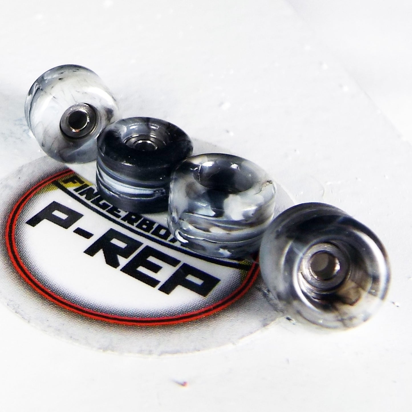 P-REP Urethane Swirl Wheels - Black
