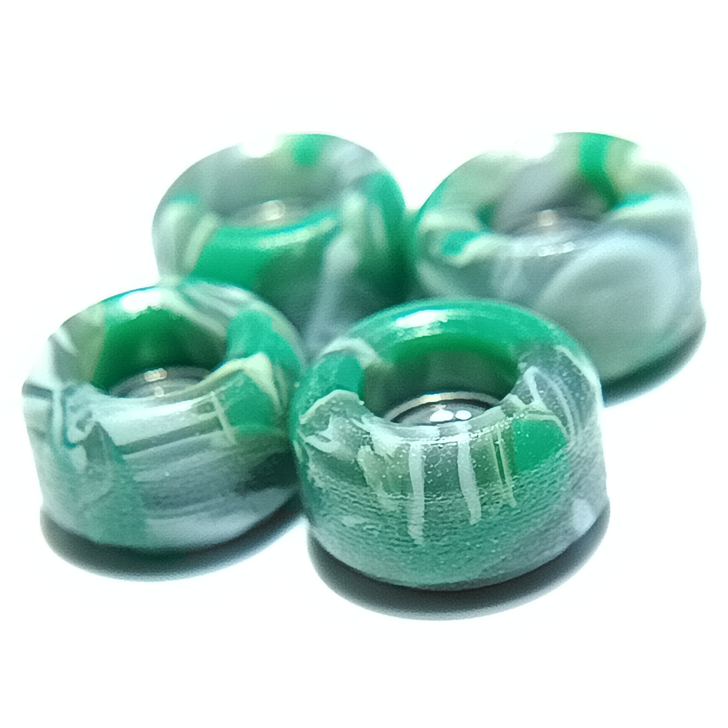 P-REP CNC Swirl Wheels - Green