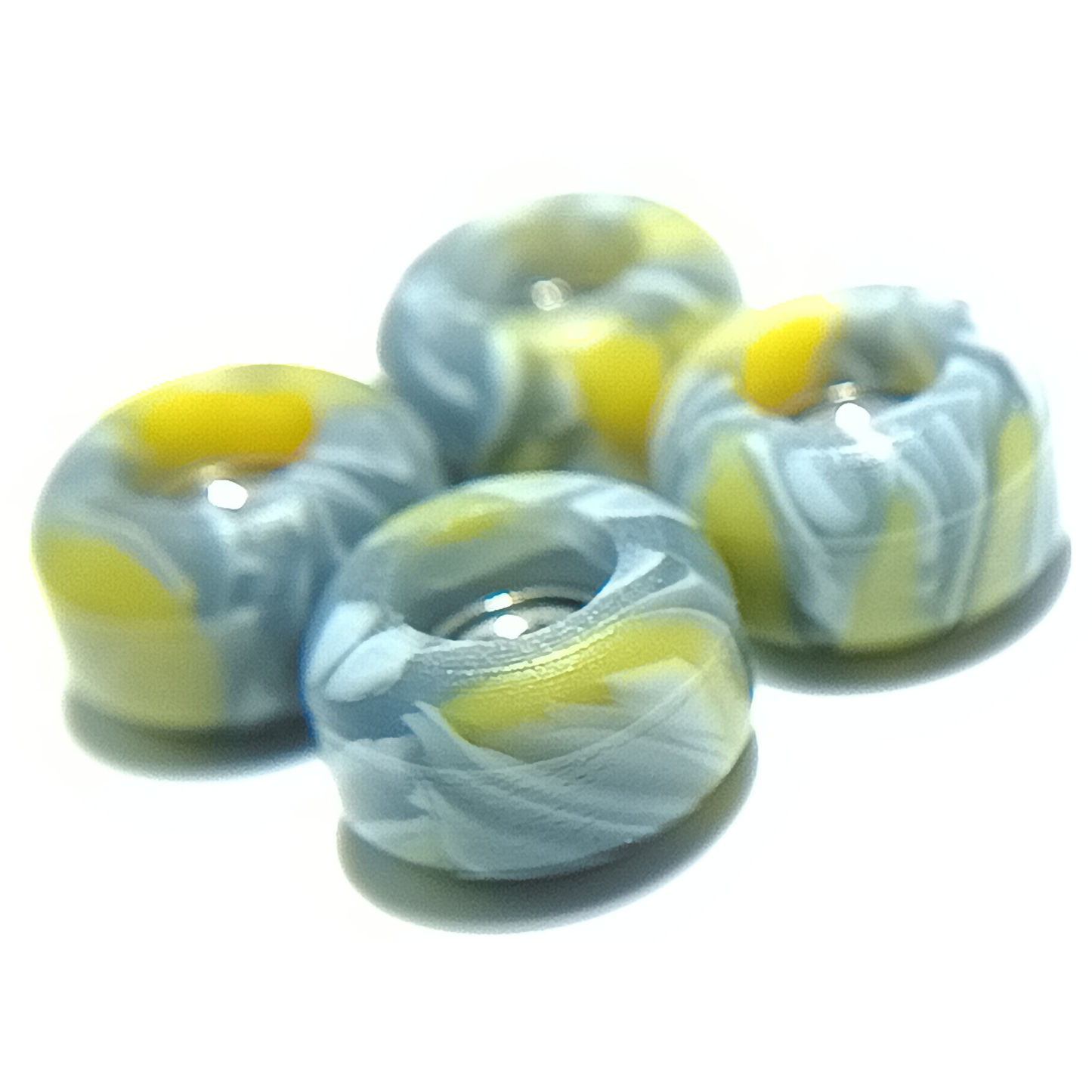 P-REP CNC Swirl Wheels - Yellow
