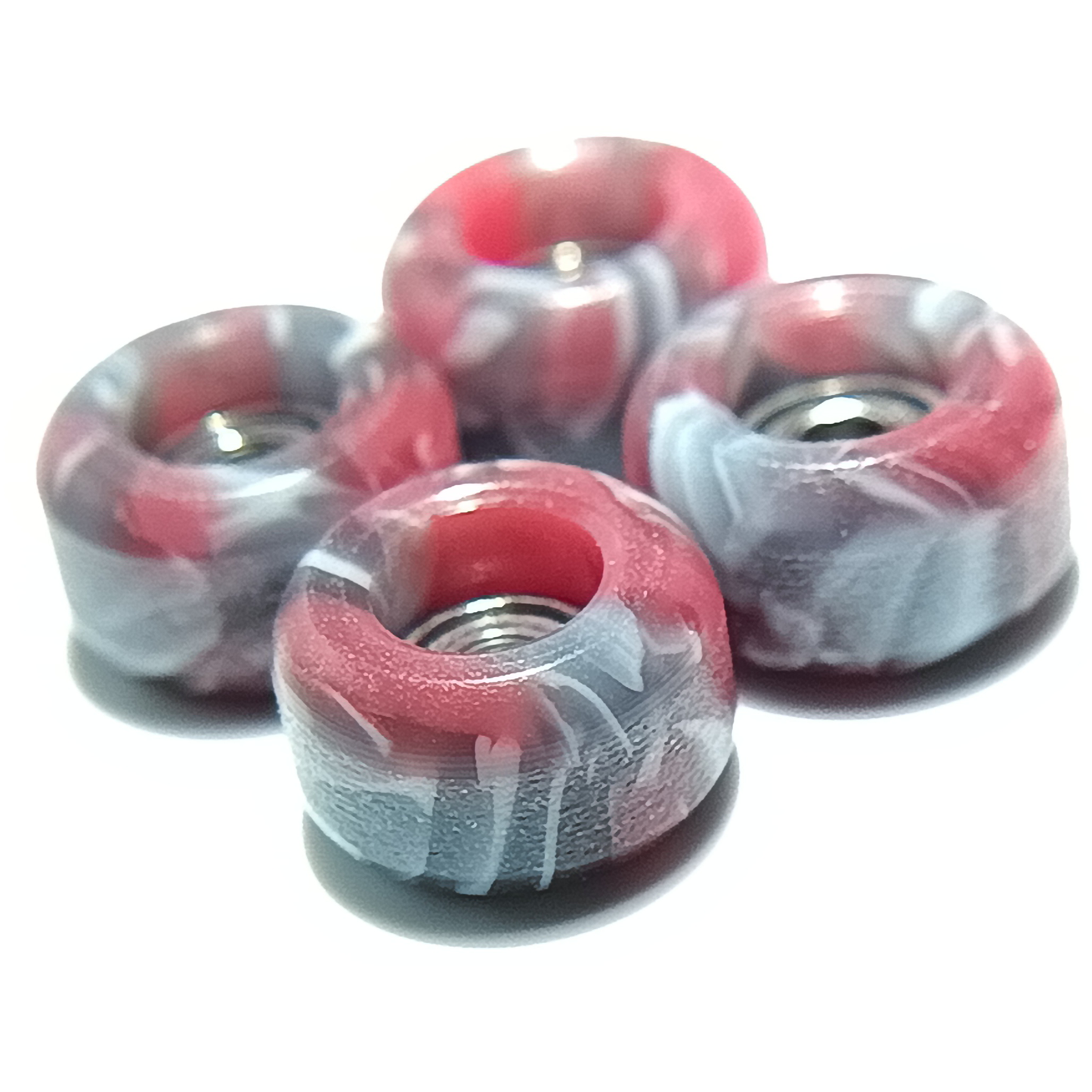 P-REP CNC Swirl Wheels - Red
