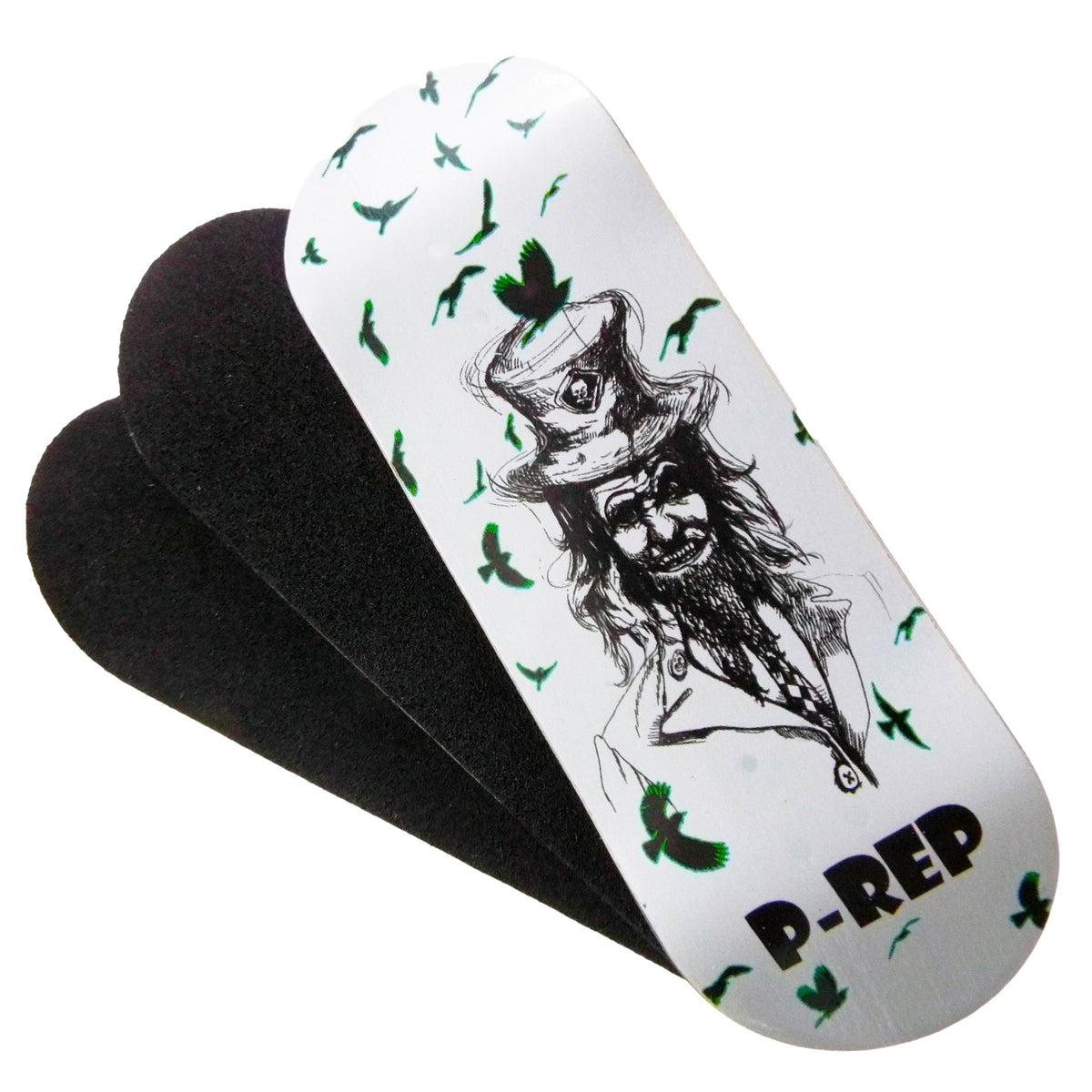 P-REP 32mm x 97mm Graphic Deck - Unlucky – Broken Knuckle Fingerboards