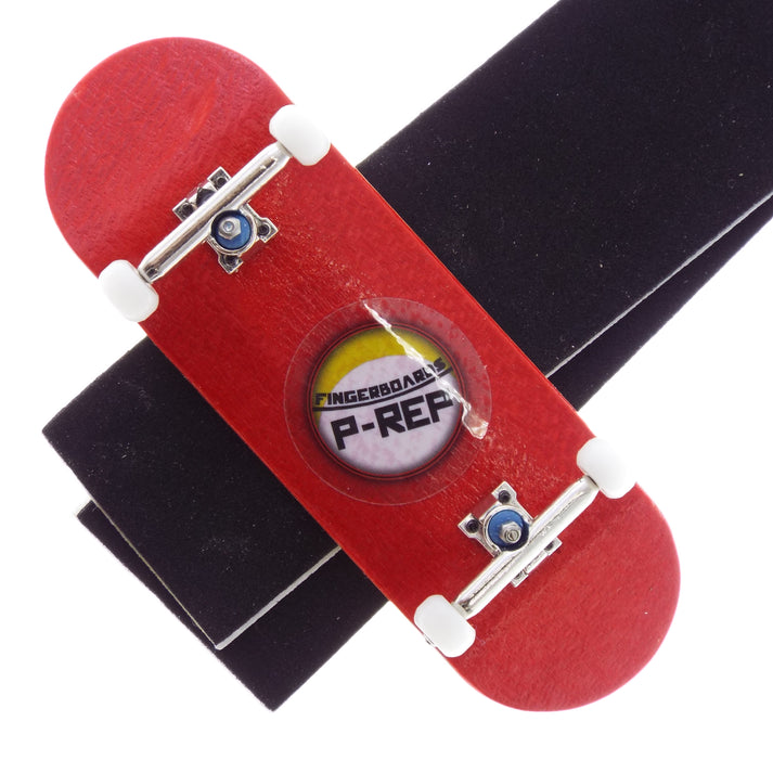 PREP 32mm x 100mm Solid Chromite Complete Red Broken Knuckle Fingerboards